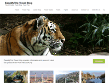 Tablet Screenshot of easemytriptravelblog.com